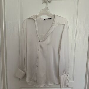 Silky Zara Button Down